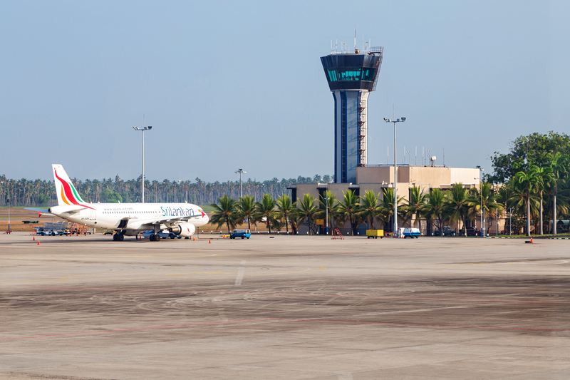 Bandaranaike International Airport (CMB) serves Colombo in Sri Lanka.